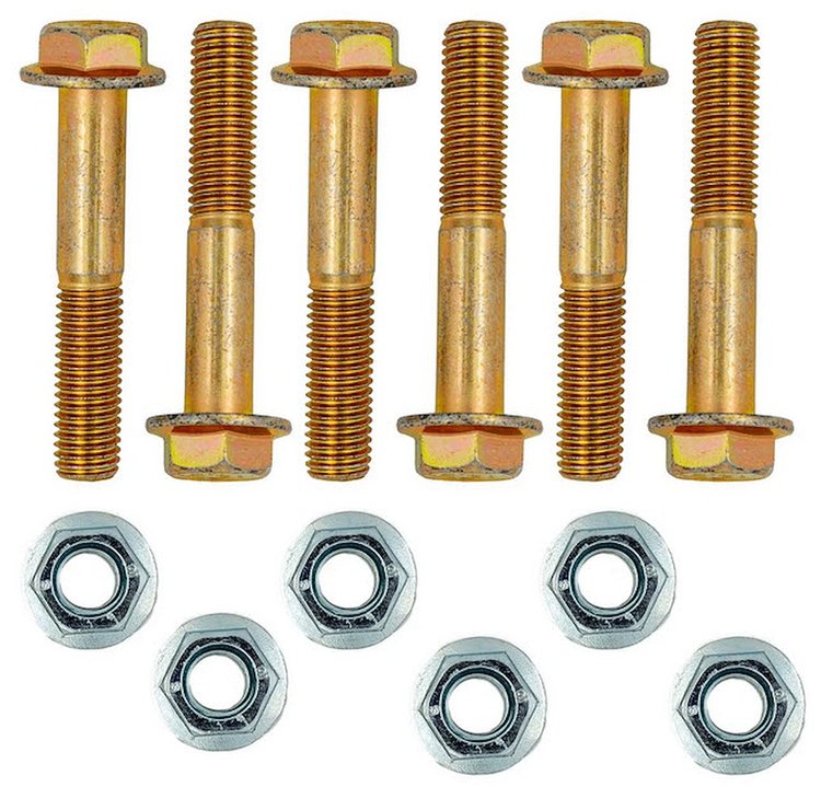 551974-6L80 Drive Shaft Coupler Bolt Kit for 6L80E, 8L80E, 10L80E Transmissions [Zinc Coated]
