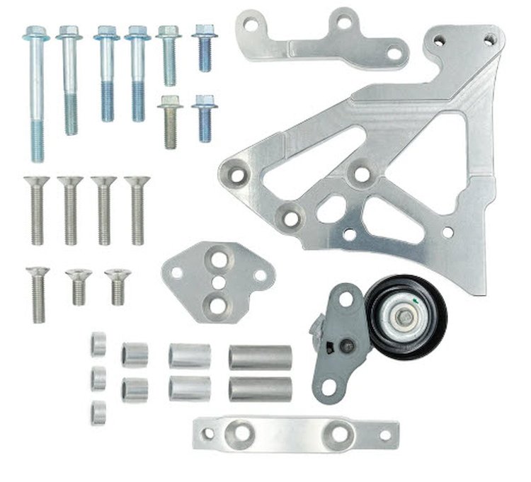 551975-LS01 A/C Compressor Bracket Kit for GM LS Truck [Factory Location]