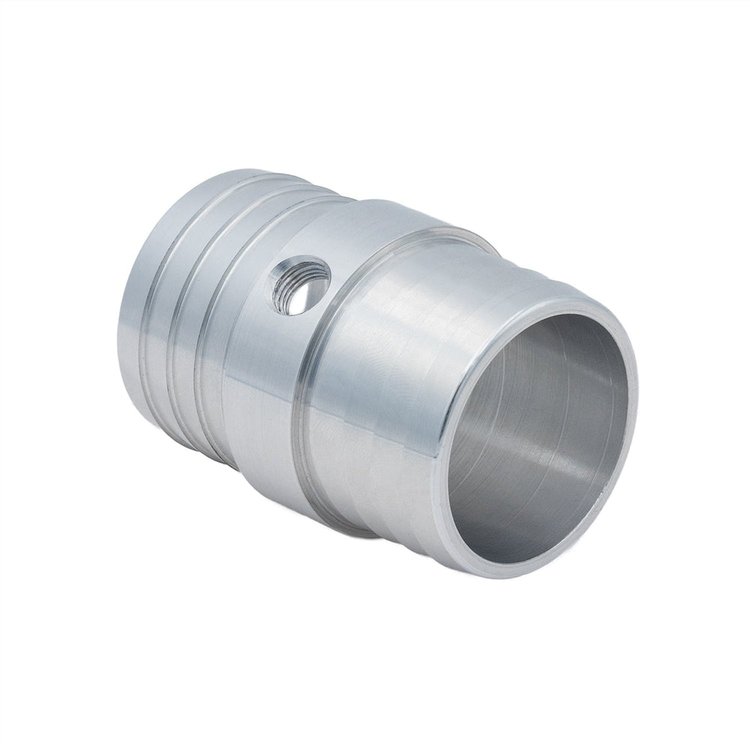 AN627-28X125 Hose Barb Coupler 1.75 in. to 1.75 in. with 1/8 in. NPT Port [Billet Aluminum]
