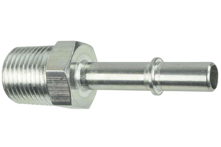 AN817-02-08 3/8 in. Quick Connect Male Fuel Hose to 1/2 in. NPT Adapter Fitting LS LS1 LS3 GM