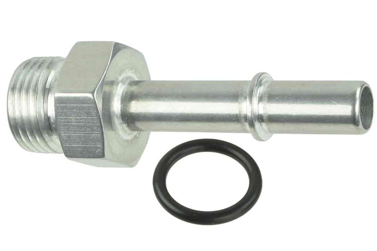 AN817-02-80R 3/8 in. Quick Connect Male Fuel Hose to 8AN ORB Adapter Fitting LS LS1 LS3 GM