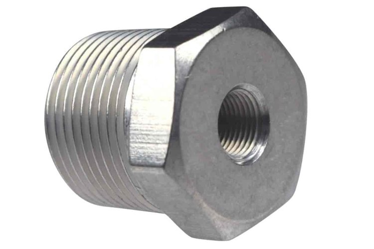 AN912-12-02A Straight 3/4 in.NPT Male to 1/8 in.NPT Female Pipe Adapter Reducer Fitting Bare