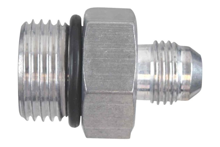 AN920-06-10A -6AN Flare to -10AN ORB Oring Male Fuel Pump Rail Adapter Fitting Flare Hose Bare