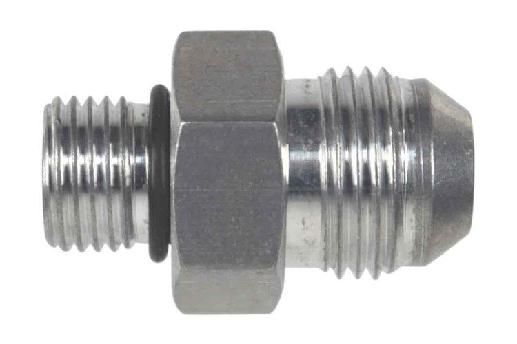 AN920-08-06A -8AN Flare to 6 Oring ORB Male Fuel Pump Rail Adapter Fitting Flare Hose Bare