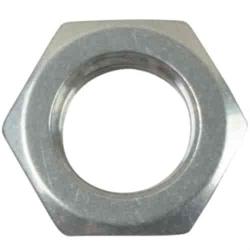 -6 AN Bulkhead Nut in Bare Billet Aluminum Finish