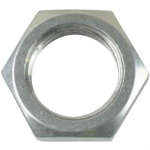 -8 AN Bulkhead Nut in Bare Billet Aluminum Finish