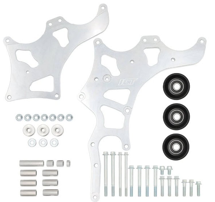 BKT-LT01-3DA Gen V LT Truck Dual Alternator and Power Steering Bracket Kit