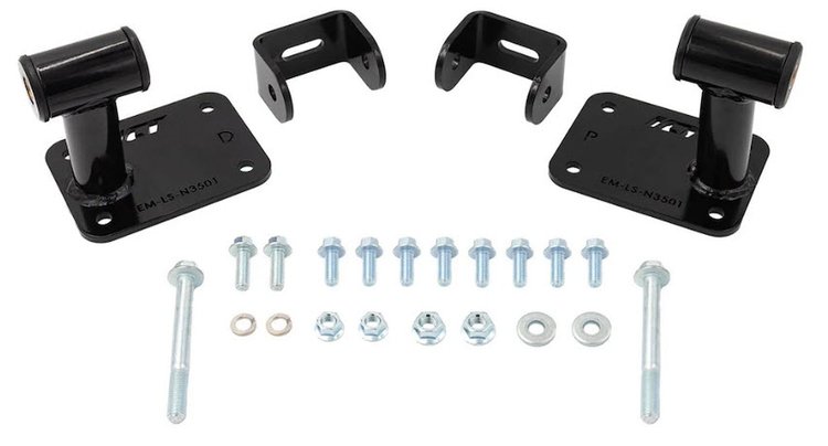 EM-LS-N3501 GM LS Engine Swap Mount Kit for 2002-2007 Infinity G35 and 2002-2008 Nissan 350Z