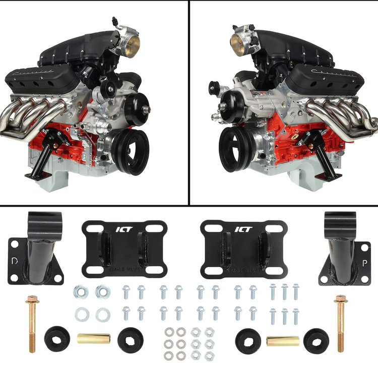 EM-LS-VLV1 LS Swap Engine Mount Kit for 1974-1993 Volvo 240 Series
