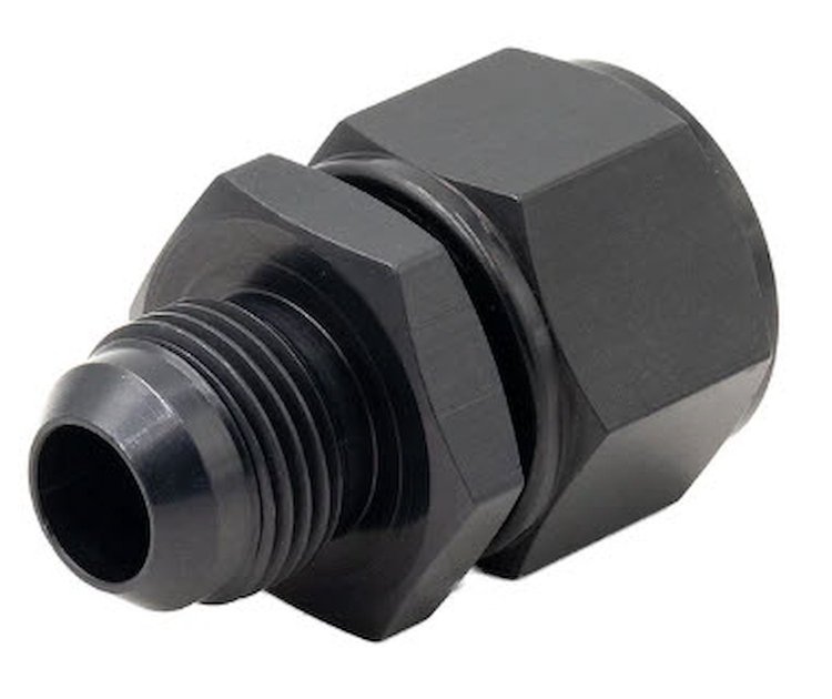 F10AN625CP GM LS/LT Water Pump to Heater Core Adapter Compression Fitting [5/8 in. Hose Barb to -10 AN Adapter]