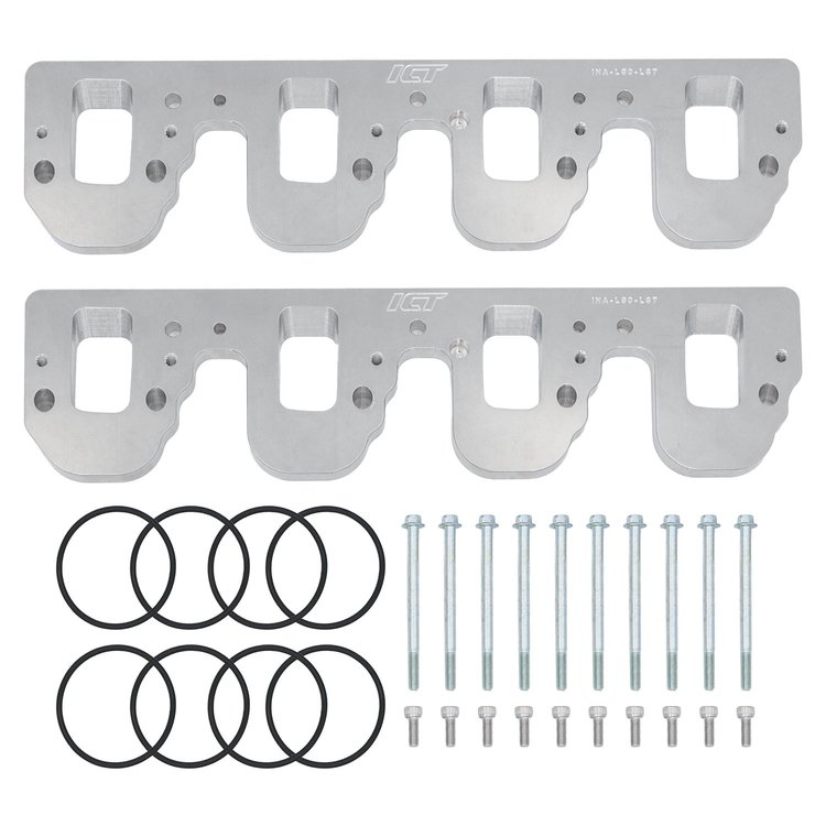 INA-LS3-LS7 LS Rectangle Port Cylinder Head to LS7 Intake Manifold Adapter Plates