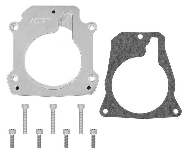 TB-LT1-LS1 LT1, L86 Intake to LS 3-Bolt Throttle Body Adapter [Billet Aluminum]