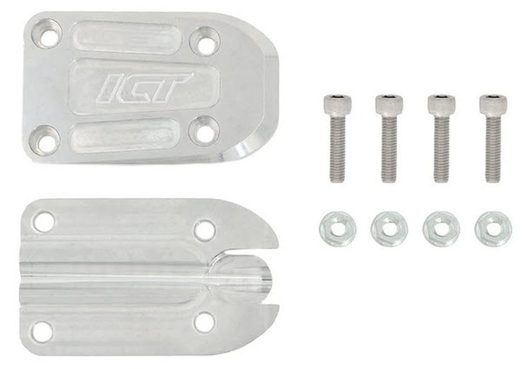 TRA-LS01-P375 Transmission Clutch Cable Bulkhead Pass Through Shuttle [Billet Aluminum]