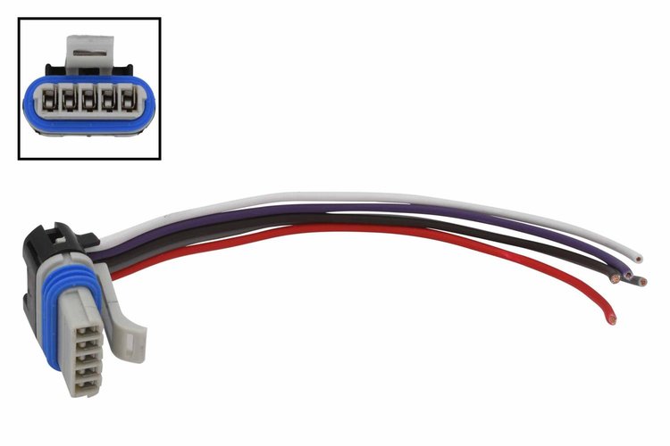 EGR Valve Solenoid Pigtail Wiring Connector for 1999-2002 GM Gen III LS 5.3L LM7, 5.7L LS1 [Chevy V8 Silverado, LS1 Camaro]