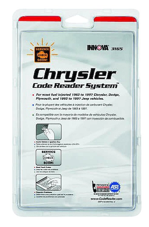 3165 Chrysler Code Reading Instruction Booklet For Most 1983-1997 Dodge/Chrysler/Plymouth & 1993-1997 Jeep Vehicles