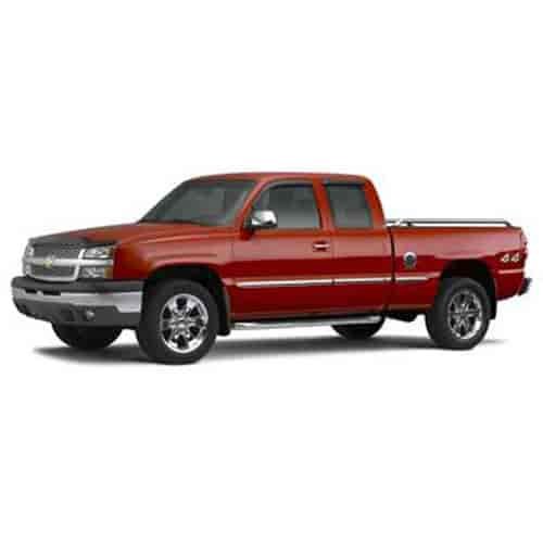Chrome Tubular Bed Rails 2001-06 Chevy Silverado