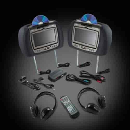 Dual Headrest DVD Package 2007-12 Chevy Avalanche
