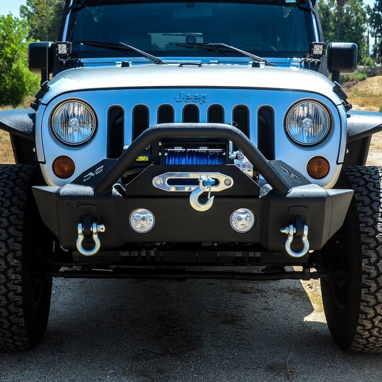 FS-13 Hammer Forged Stubby Front Bumper [2007-2020 Jeep Wrangler JK, JL, JT Gladiator]