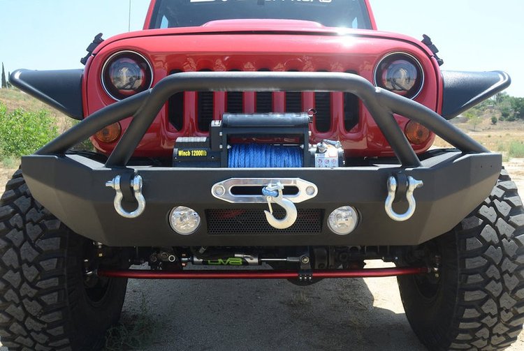 FS-14 Hammer Forged Mid Width Front Bumper [2007-2020 Jeep Wrangler JK, JL, JT Gladiator]