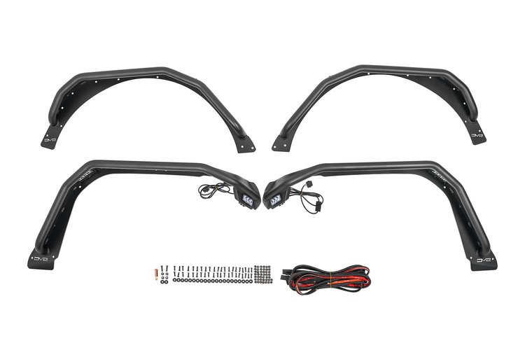 FDJL-06 Spec-Series Tube Fenders for Jeep Wrangler JL