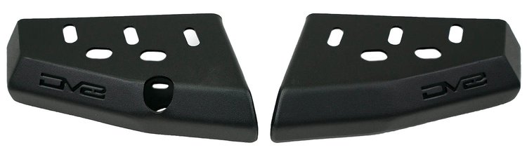 A-Pillar Pod Light Mounts for Late-Model Ford Bronco [Black]