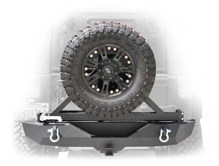 Rear Bumper with Tire Carrier [2007-2018 Jeep Wrangler JK]