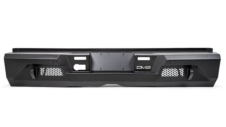 RBTT2-04 MTO Series Steel Rear Bumper for Late-Model Toyota Tacoma [Black]