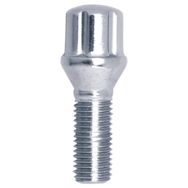 17125SD Spline-Lug Bolt, 12 mm x 1.25 28 mm, Chrome