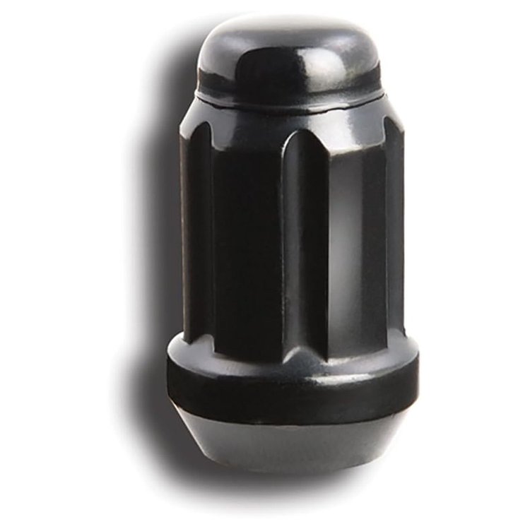 21188BC Small Diameter Acorn-Lug Kit, 1/2", Black
