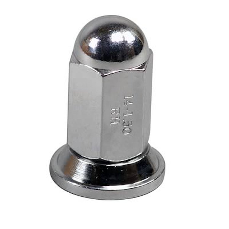 22148N Dually Flange-Lug Kit, 1" 14 mm x 1.50, Chrome