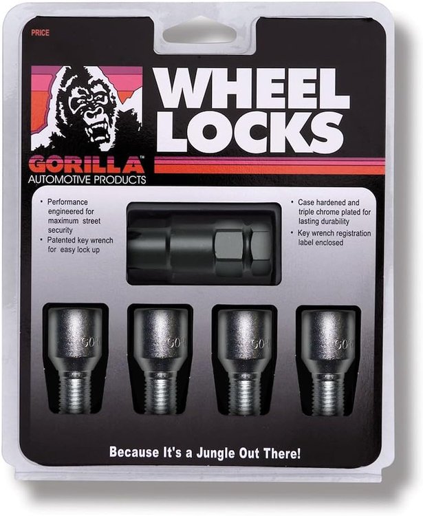 24641 Hex Socket Cone Bolt, Lock, 14 mm x 1.50, Chrome