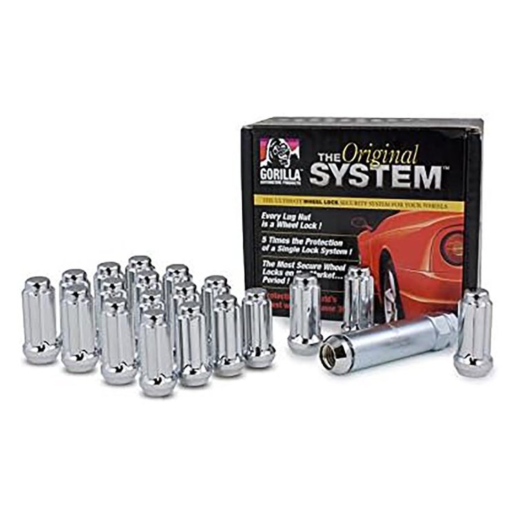 26643SD Small Diameter Lock System, 5-Lug Kit, Duplex 14 mm x 1.50, Chrome