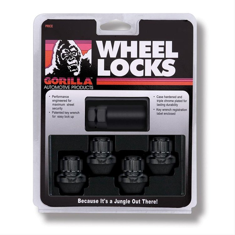 38641NBC Gorilla Lock Wheel Lock, Honda, 14 mm x 1.50, Black