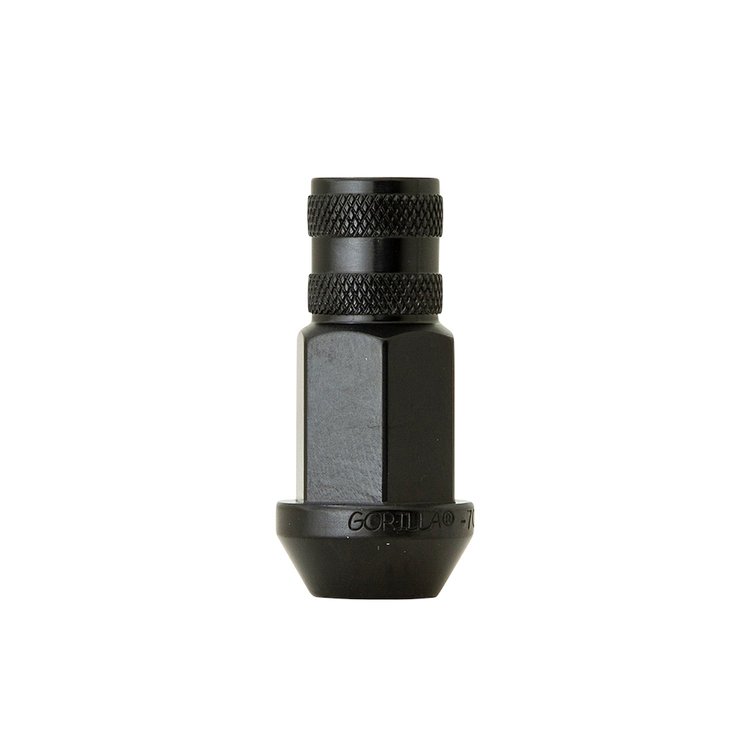 44028BK Bulge OE Aluminum-Lug Kit, 3/4" 12 mm x 1.25, Black