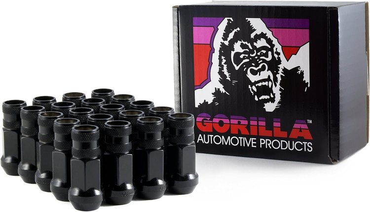 45048BC-20 Forged OE-Lug Kit, 3/4" 14 mm x 1.50 5-Lug, Black