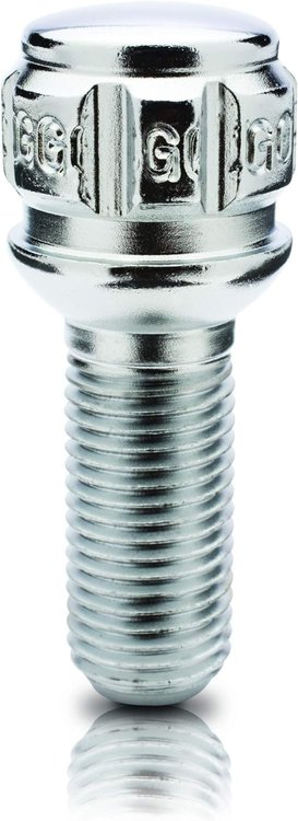 48020N Lug Bolt Lock, Ball R13, 14 mm x 1.50, Chrome, 32 mm