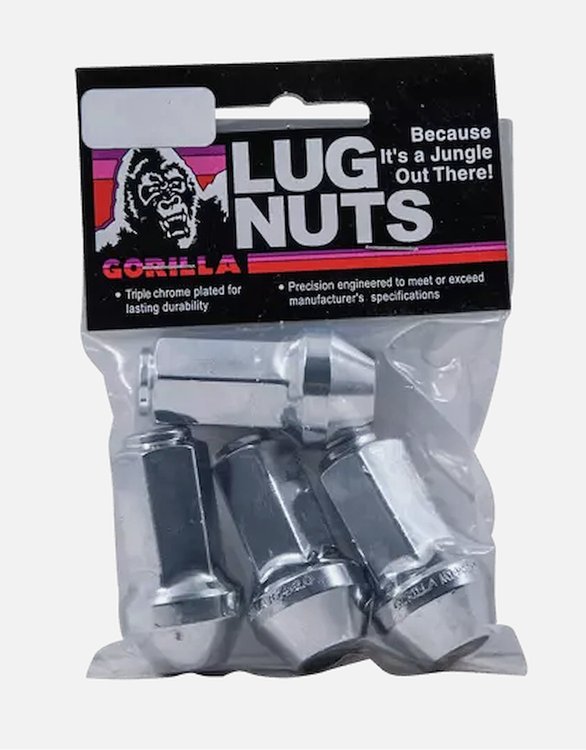 61107CXLB Factory-Style XL-Lug Kit, 21 mm 14 mm x 2.00, Chrome