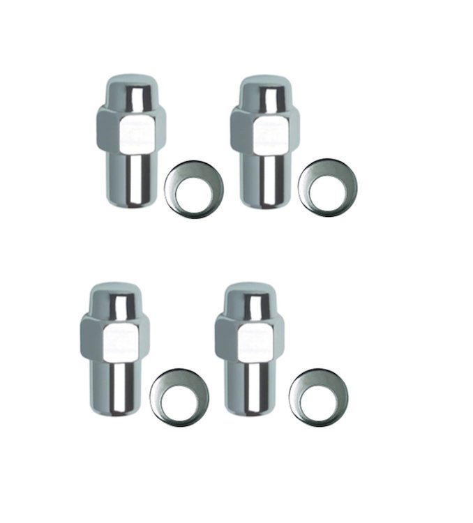 73187CRB Cragar Mag-Lug Kit, 13/16" 1/2, Chrome