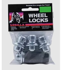 73631TB Gorilla Lock Wheel Lock, Toyota Mag, 12 mm x 1.50, Chrome