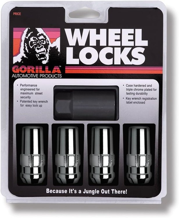 76601F Gorilla Lock Duplex Ford 14 mm x 2.00, Chrome