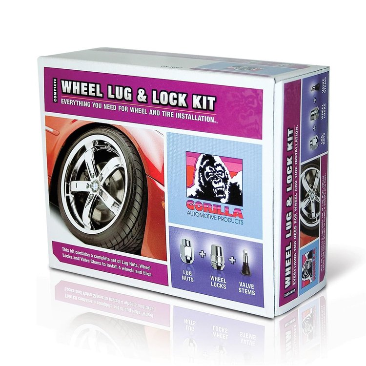 90983 5-Lug Bulge OE 13/16" 1/2 Wheel Installation Kit, Zinc