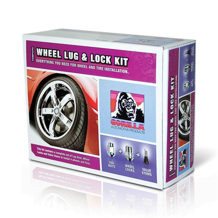 91984HT 6-Lug Bulge HT 13/16" 1/2 Wheel Installation Kit, Chrome