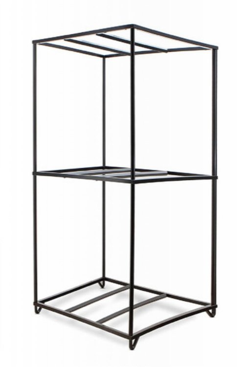 GR999012B Display Rack 3 Tier, Black, Rack 20"