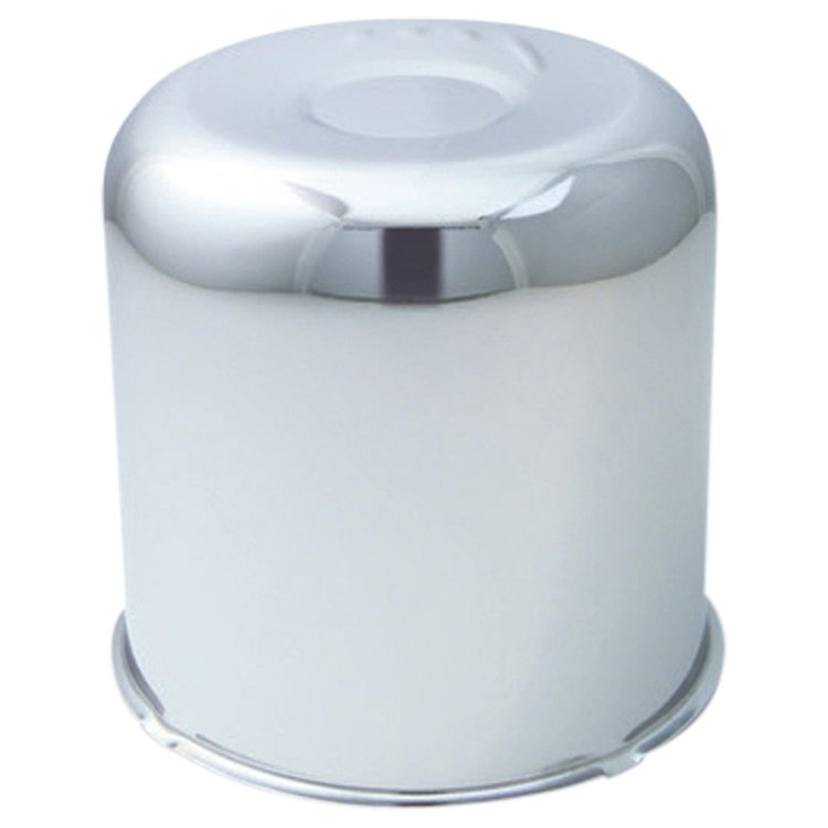 HC203 Hub Cover, 4.9" I.D., Closed-End, Chrome