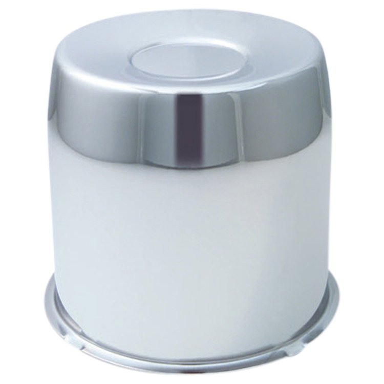 HC211A Hub Cover, 5.1" I.D., Closed-End, Chrome