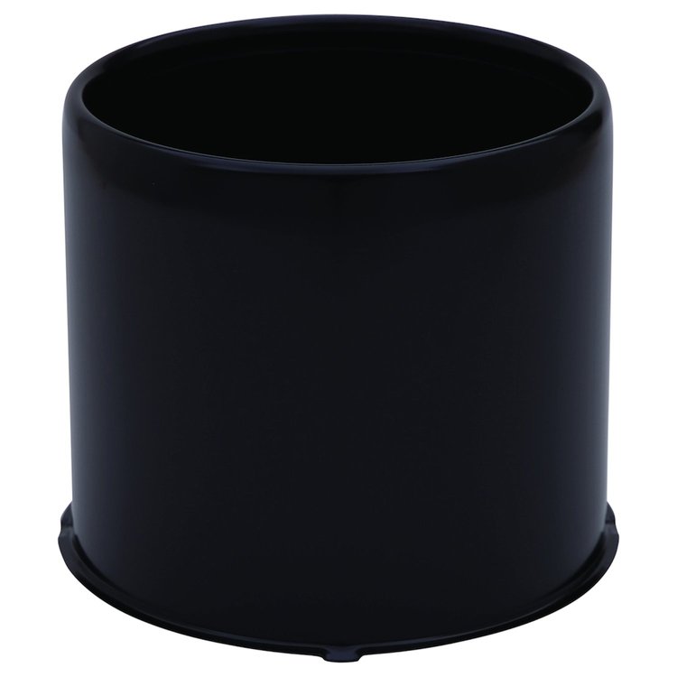 HC212BC Hub Cover, 5.1" I.D., Open-End, Black