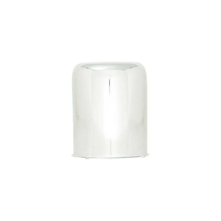HC296 Hub Cover, 4.9" I.D., Closed-End, Long, Chrome