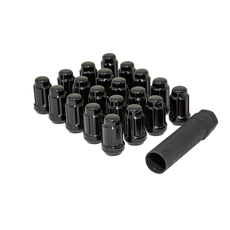 K5CS-12125BGR 5-Lug 12 mm x 1.25 Spline Wheel Installation Kit, Black
