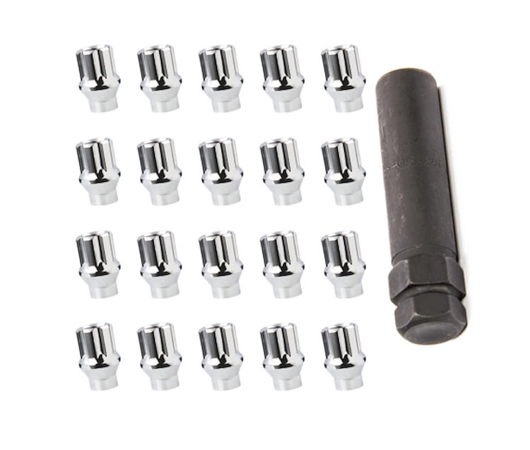 K5COES-12150GR 5-Lug 12 mm x 1.50 Spline OE ET Wheel Installation Kit