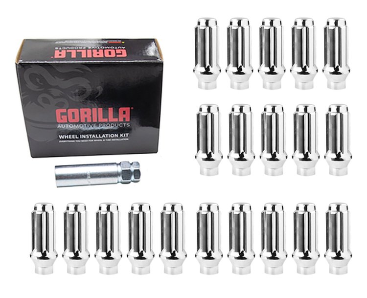 K5ES-14150GR 5-Lug 14 mm x 1.50 ET Spline Truck Wheel Installation Kit,